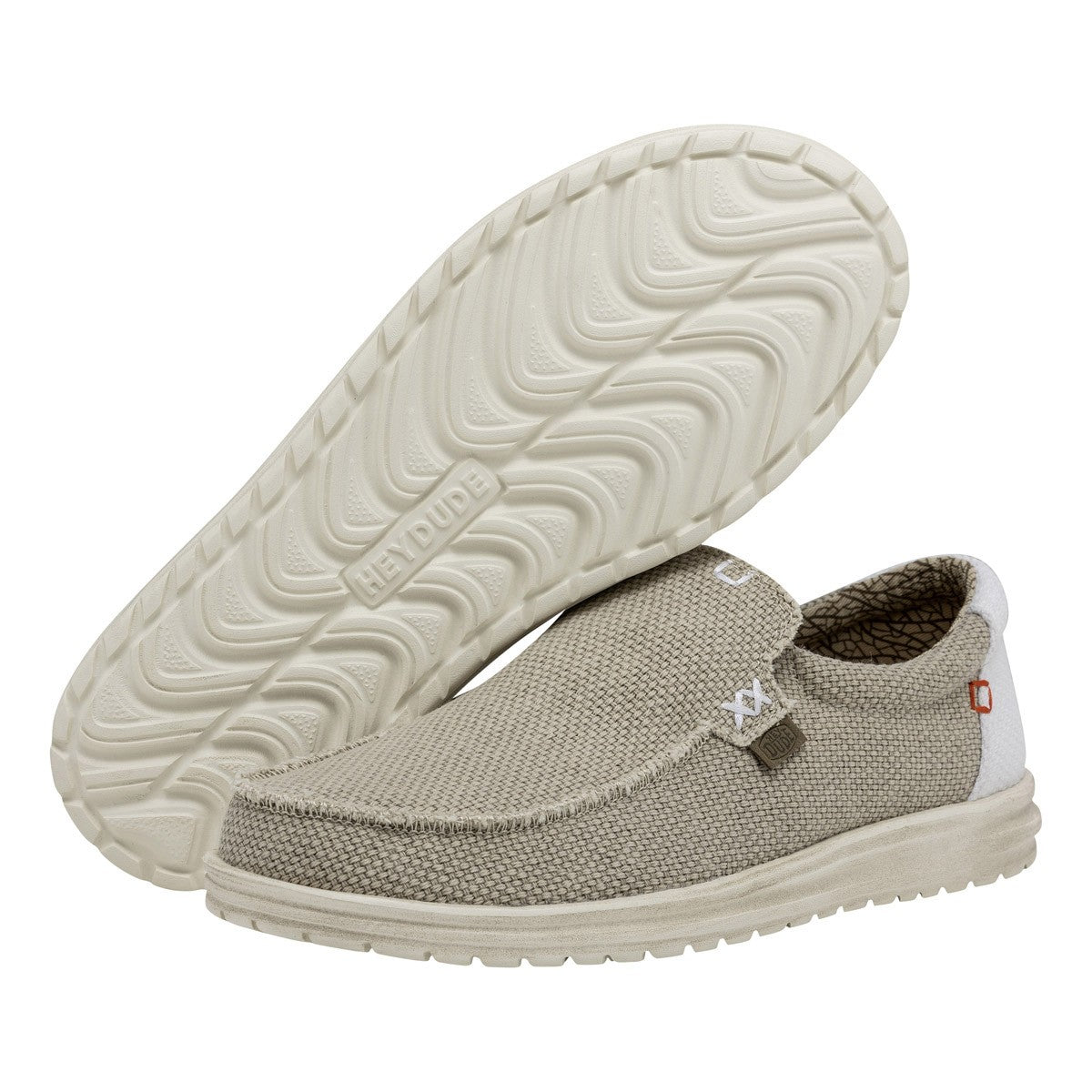 MOCASSINI MIKKA BRAIDED HEY DUDE OFF WHITE