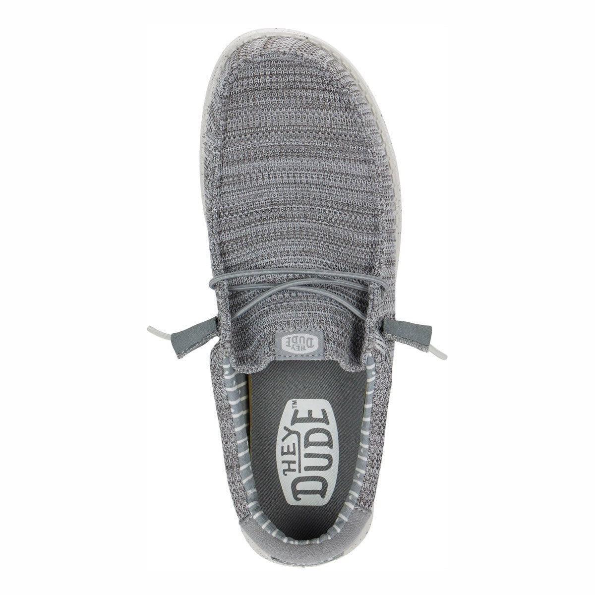 MOCASSINI WALLY STRETCH SOX HEY DUDE GREY