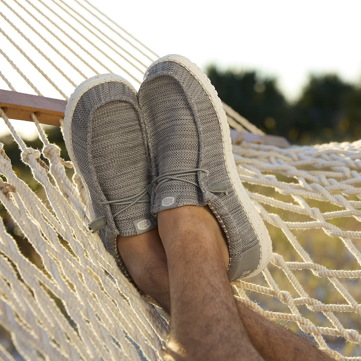 MOCASSINI WALLY STRETCH SOX HEY DUDE GREY