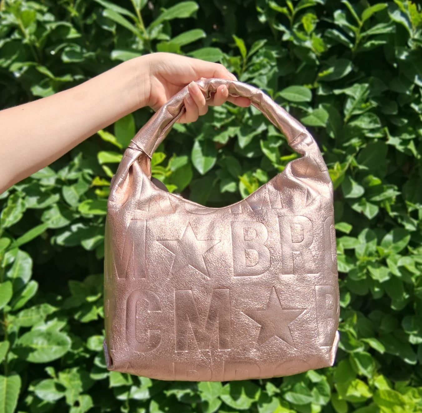 BORSE A SPALLA PELLE MACRO MET