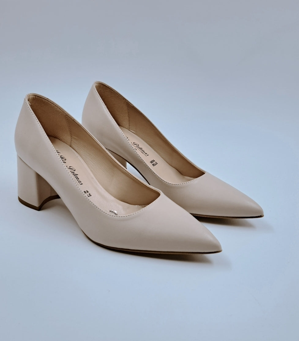 DECOLLETE' NUDE TACCO QUADRATO