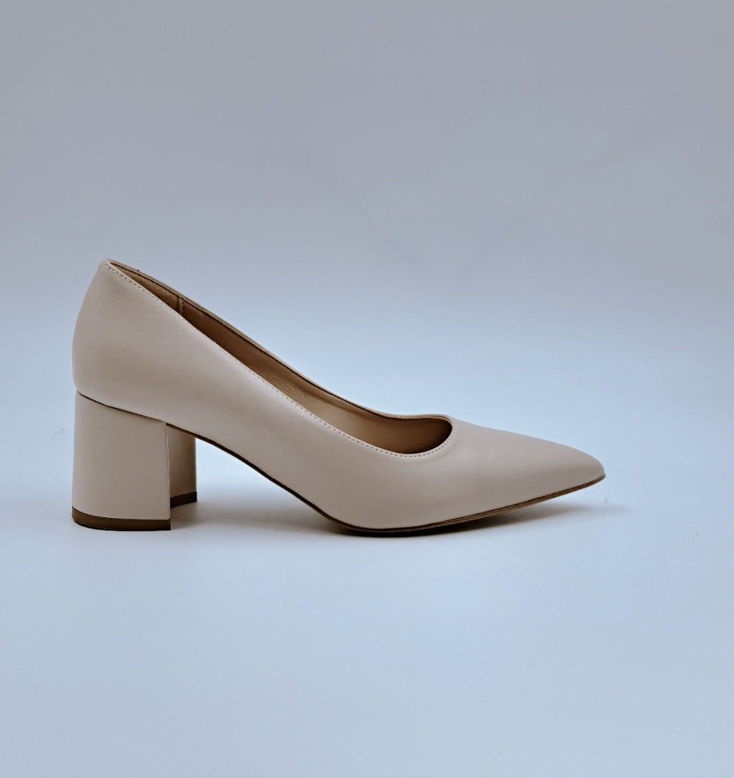 DECOLLETE' NUDE TACCO QUADRATO