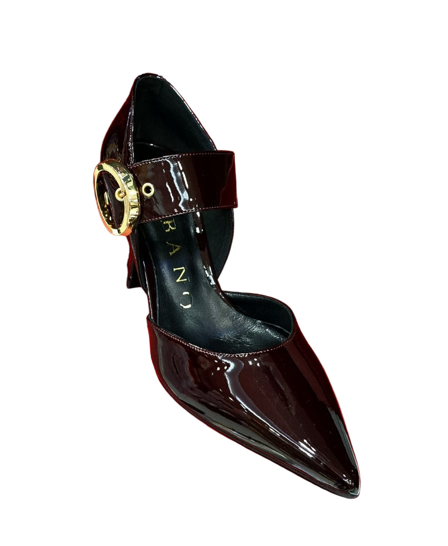 DECOLLETE' VERNICE ALBANO BORDEAUX SCURO