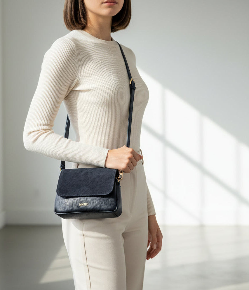 TRACOLLE PELLE OBONA M*BRC BY MASSIMO BRACCIALINI NERA