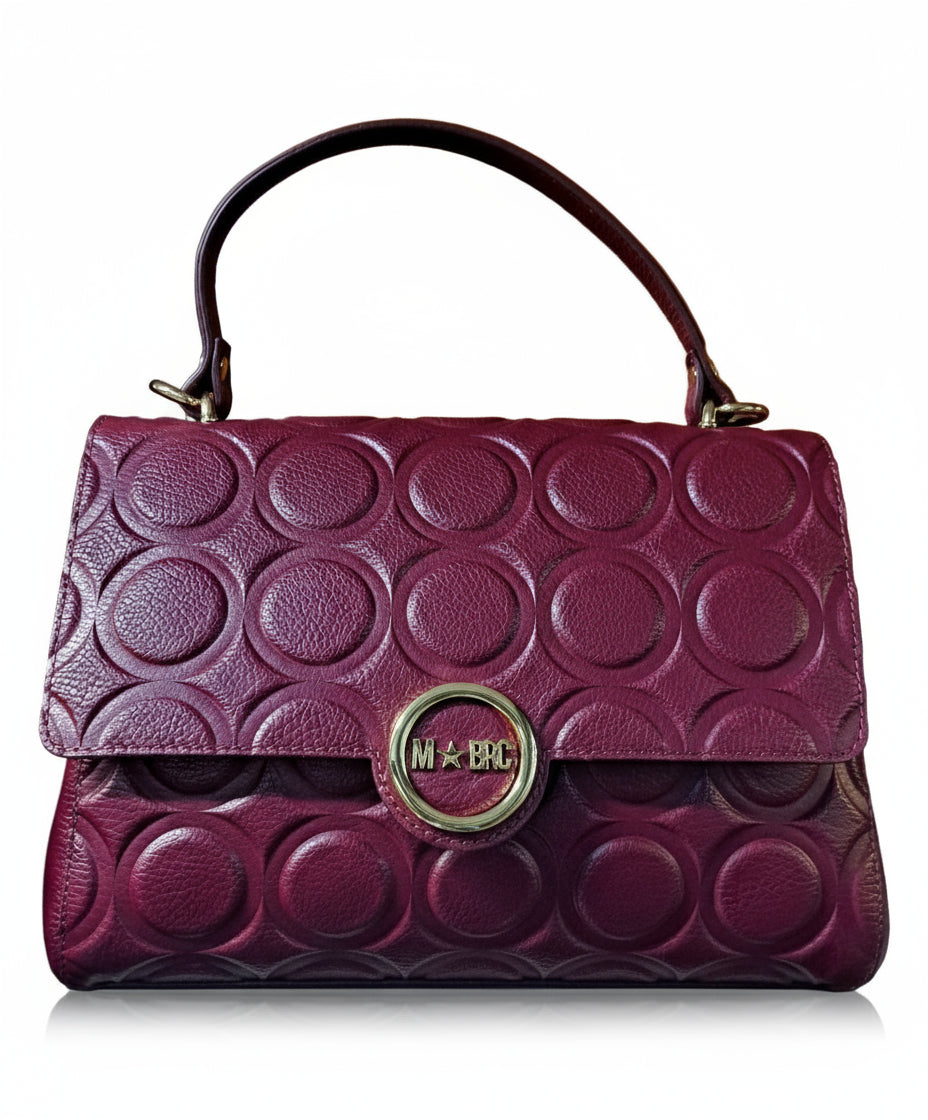 BORSE A MANO SFERA PELLE M*BRC BY MASSIMO BRACCIALINI BORDEAUX