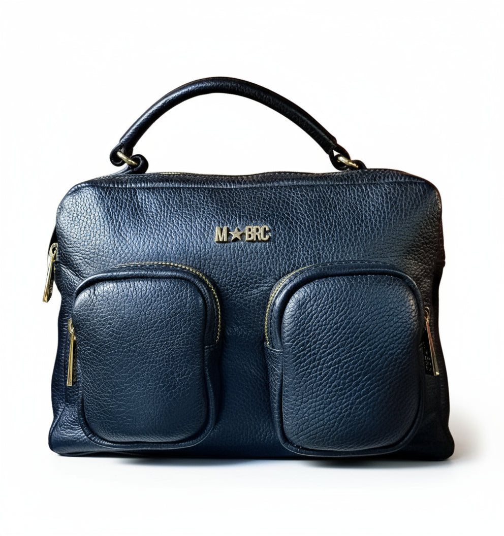 TRACOLLE PELLE VOYAGER M*BRC BY MASSIMO BRACCIALINI NERA PICCOLA