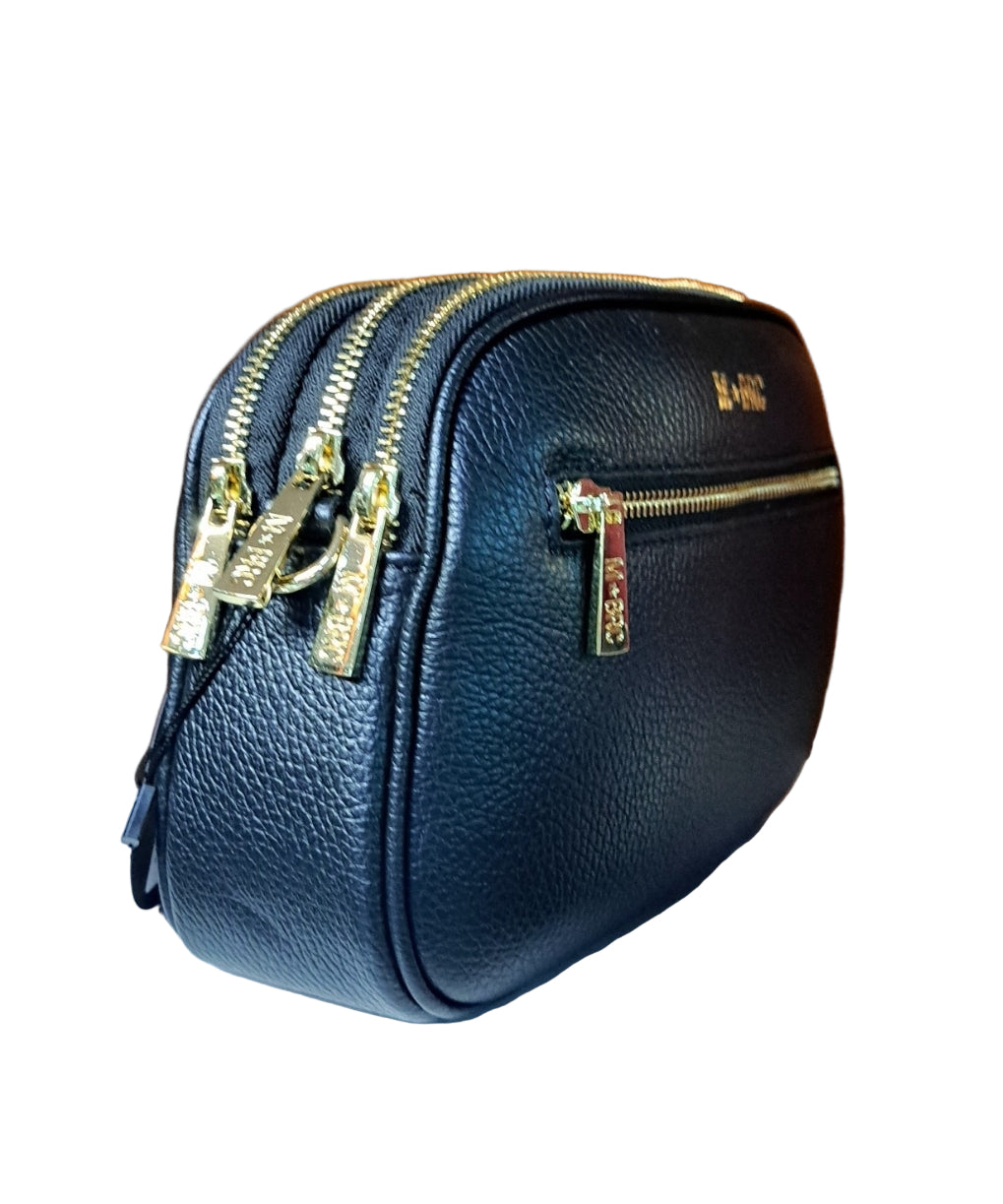 TRACOLLE PELLE OBONA M*BRC BY MASSIMO BRACCIALINI NERA