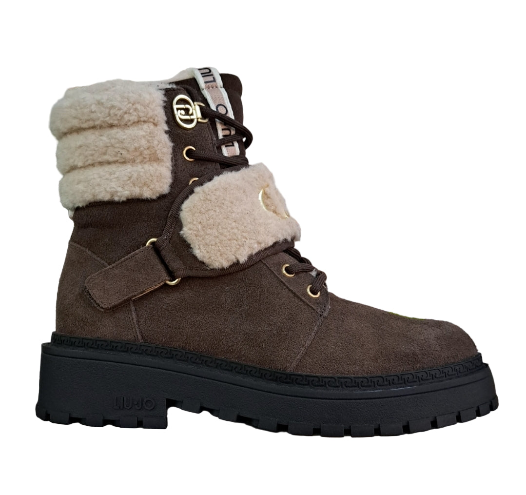 ANFIBI PELLE E TESSUTO LIU JO MARRONE