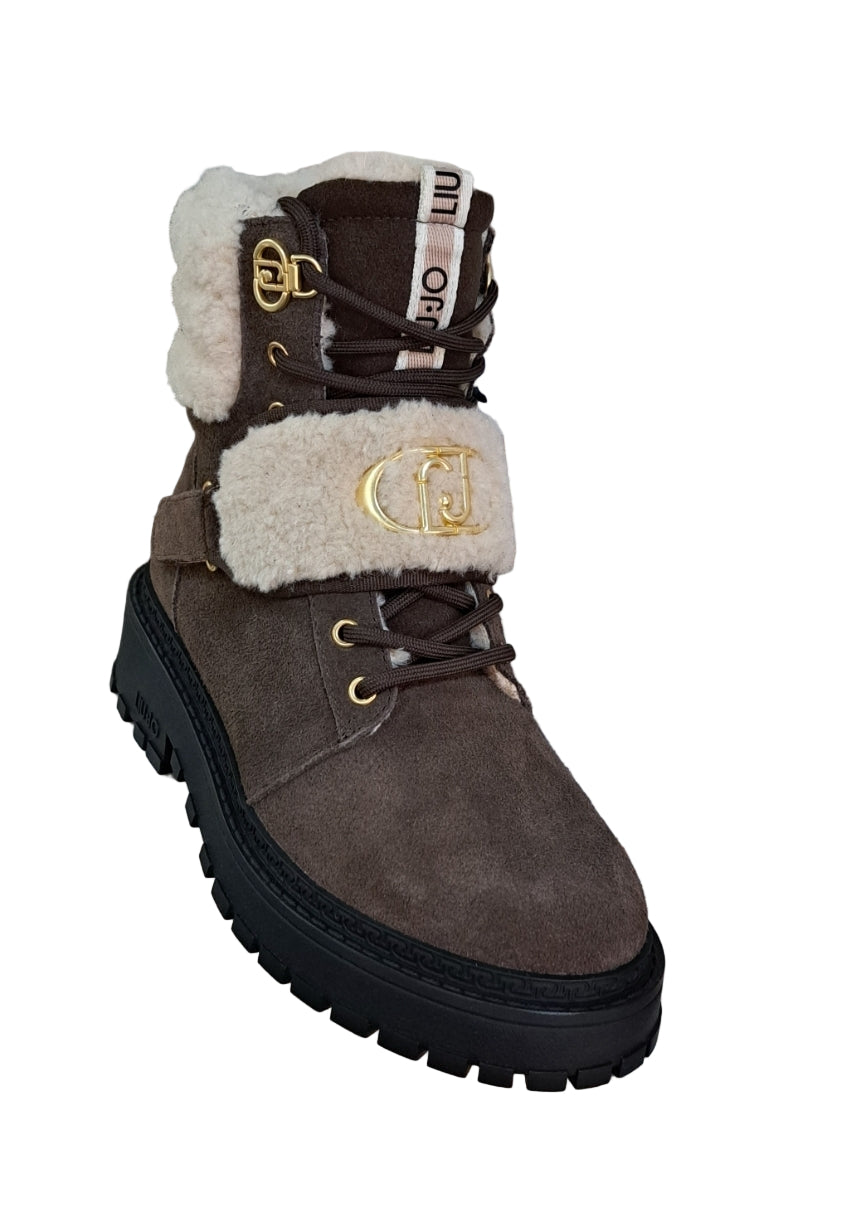 ANFIBI PELLE E TESSUTO LIU JO MARRONE