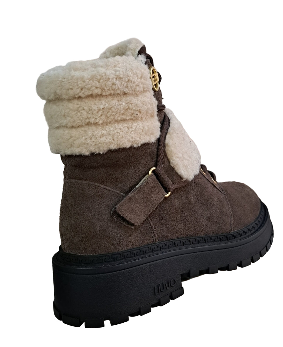 ANFIBI PELLE E TESSUTO LIU JO MARRONE