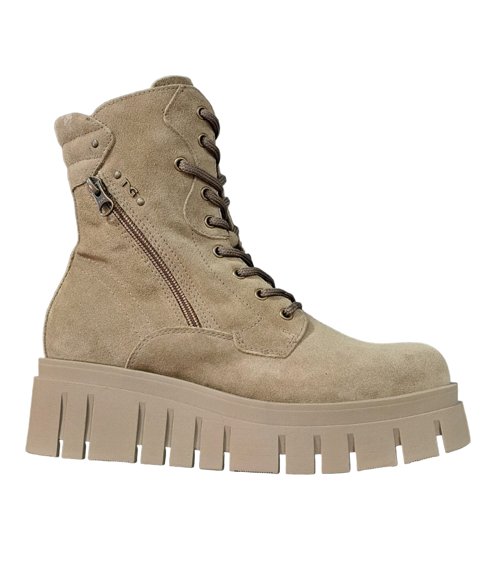 ANFIBI PELLE SCAMOSCIATA NEROGIARDINI ARGILLA