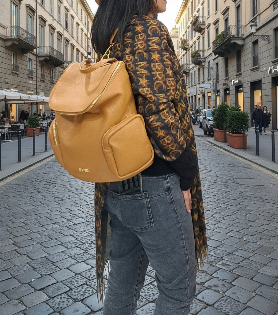 ZAINI VOYAGER PELLE M*BRC BY MASSIMO BRACCIALINI COGNAC