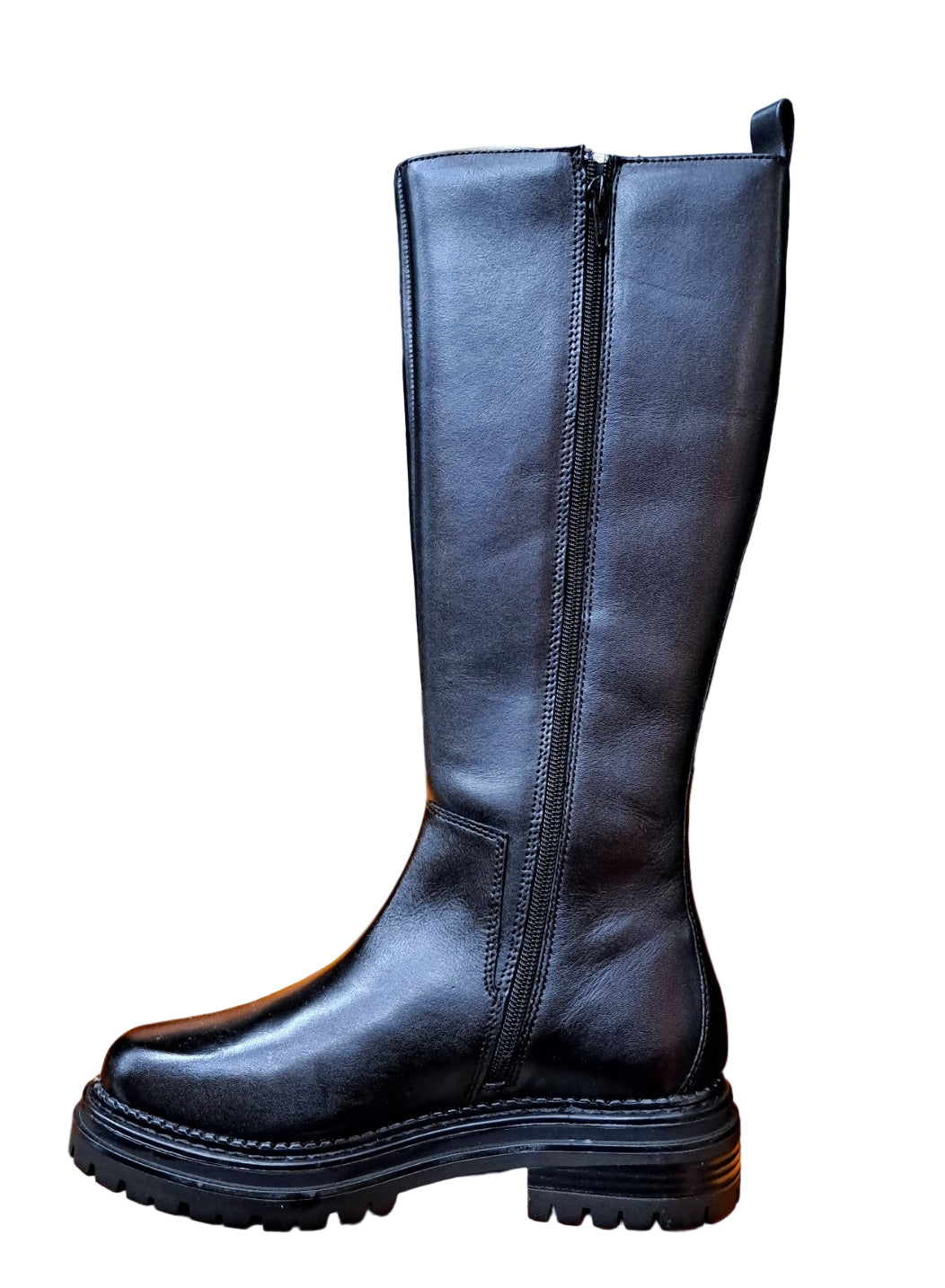 STIVALI PELLE ELASTICO VALLEVERDE NERO