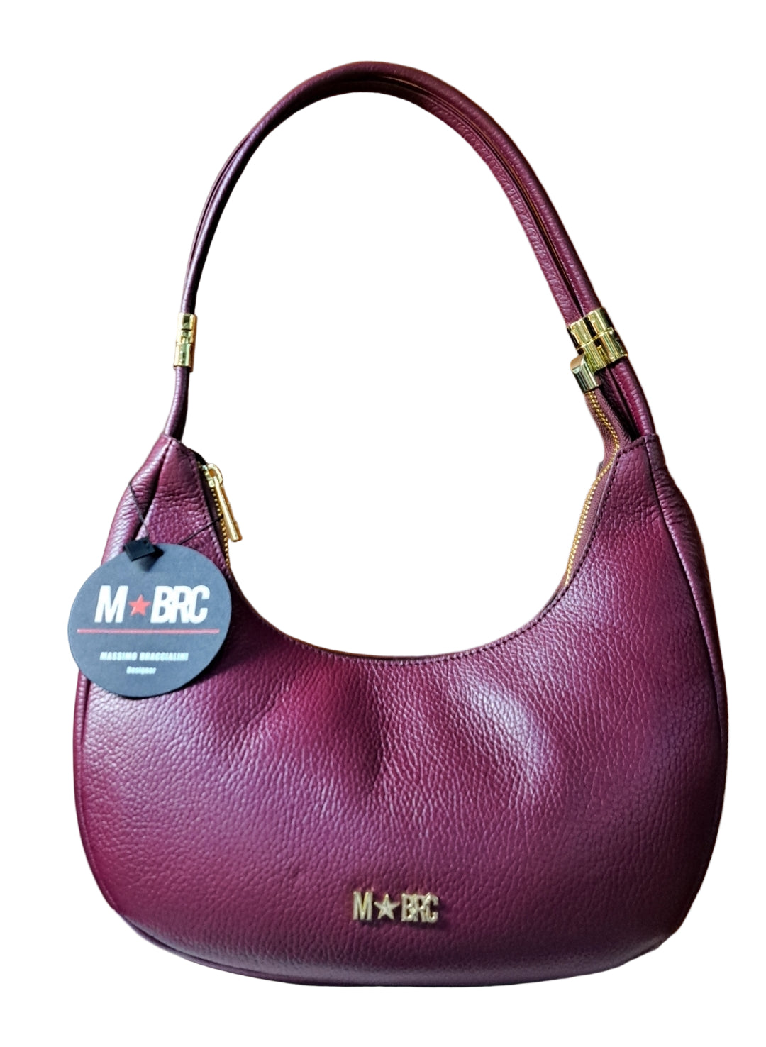 BORSE A SPALLA TUBOLAR M*BRC BY MASSIMO BRACCIALINI BORDEAUX Media