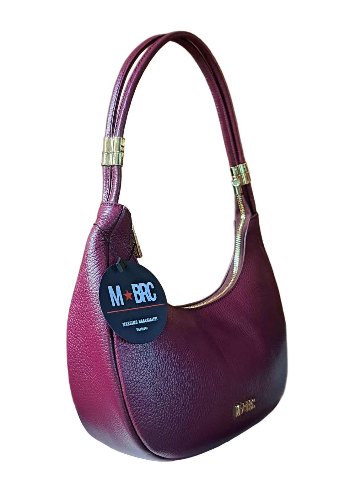 BORSE A SPALLA TUBOLAR M*BRC BY MASSIMO BRACCIALINI BORDEAUX Media