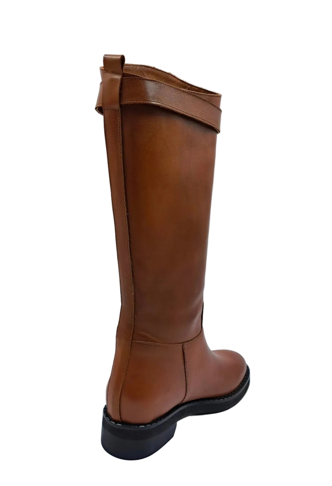 STIVALI PELLE MADE IN ITALY CUOIO