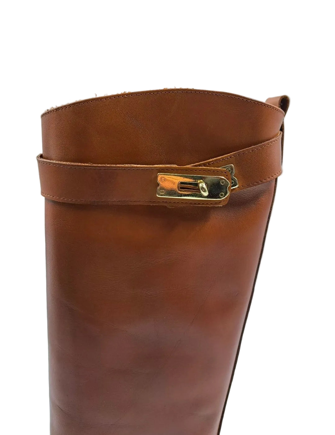 STIVALI PELLE MADE IN ITALY CUOIO