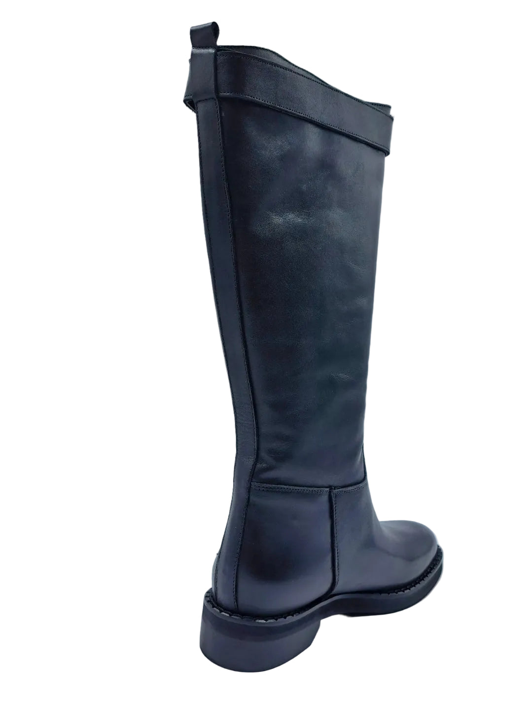 STIVALI PELLE MADE IN ITALY NERO