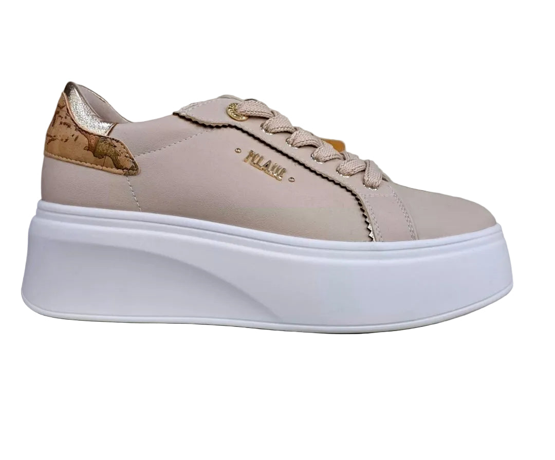 SNEAKERS ALVIERO MARTINI PLATFORM BEIGE