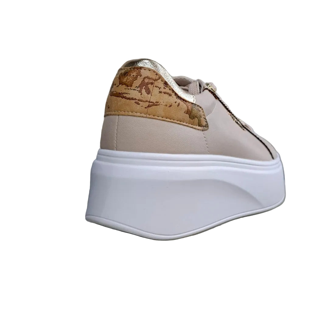 SNEAKERS ALVIERO MARTINI PLATFORM BEIGE