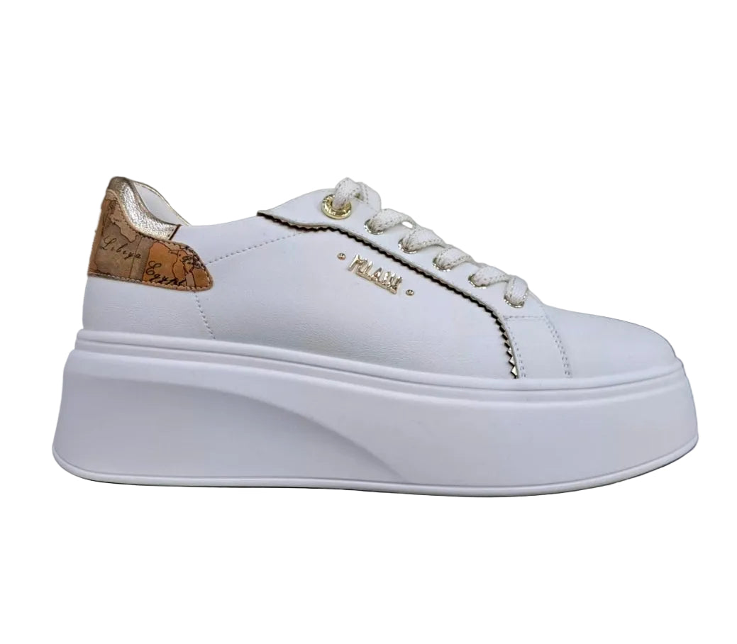 SNEAKERS ALVIERO MARTINI PLATFORM WHITE