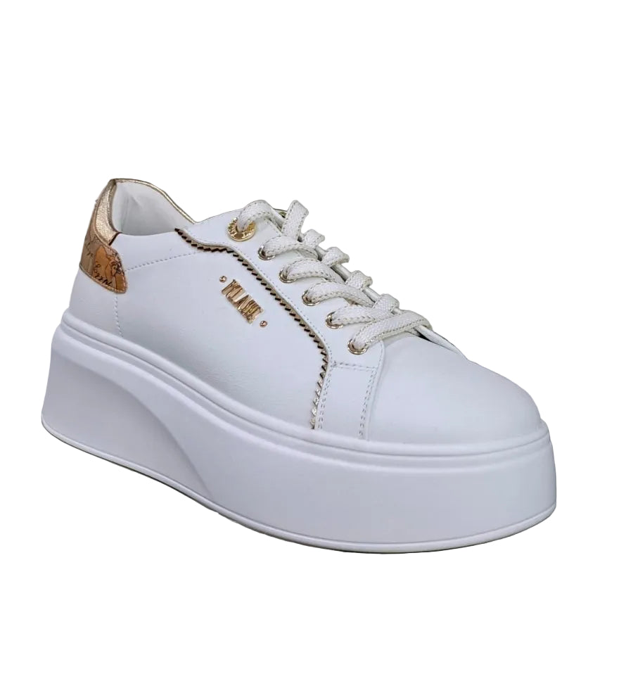 SNEAKERS ALVIERO MARTINI PLATFORM WHITE