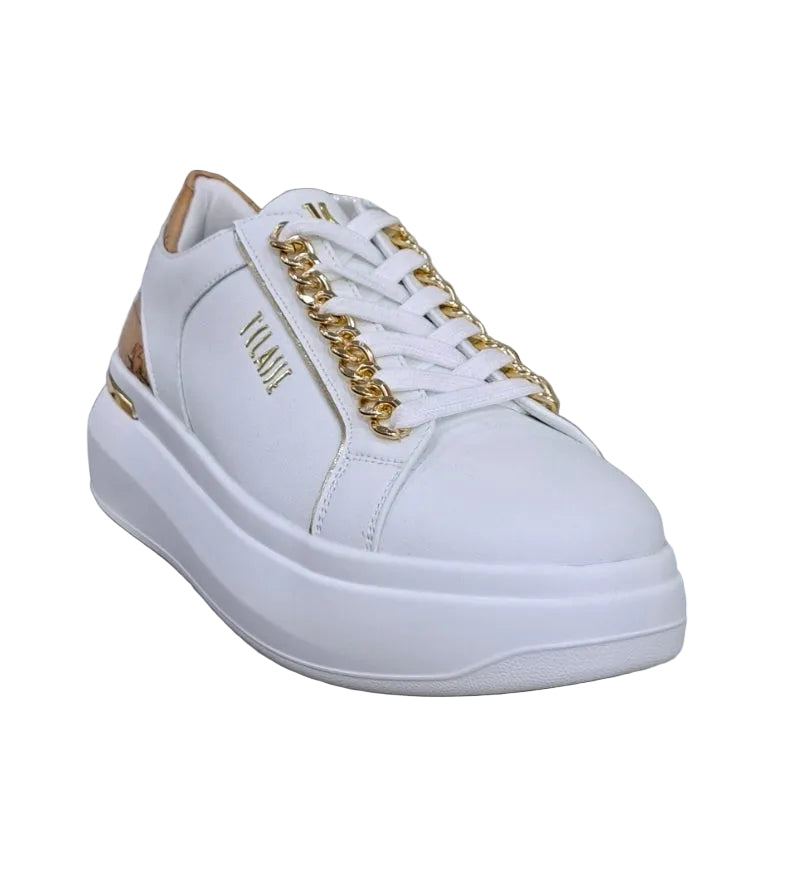 SNEAKERS CATENA GOLD ALVIERO MARTINI WHITE
