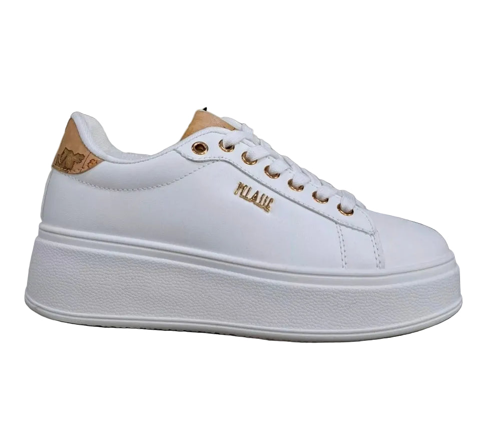 SNEAKERS ALVIERO MARTINI PLATFORM BIANCA