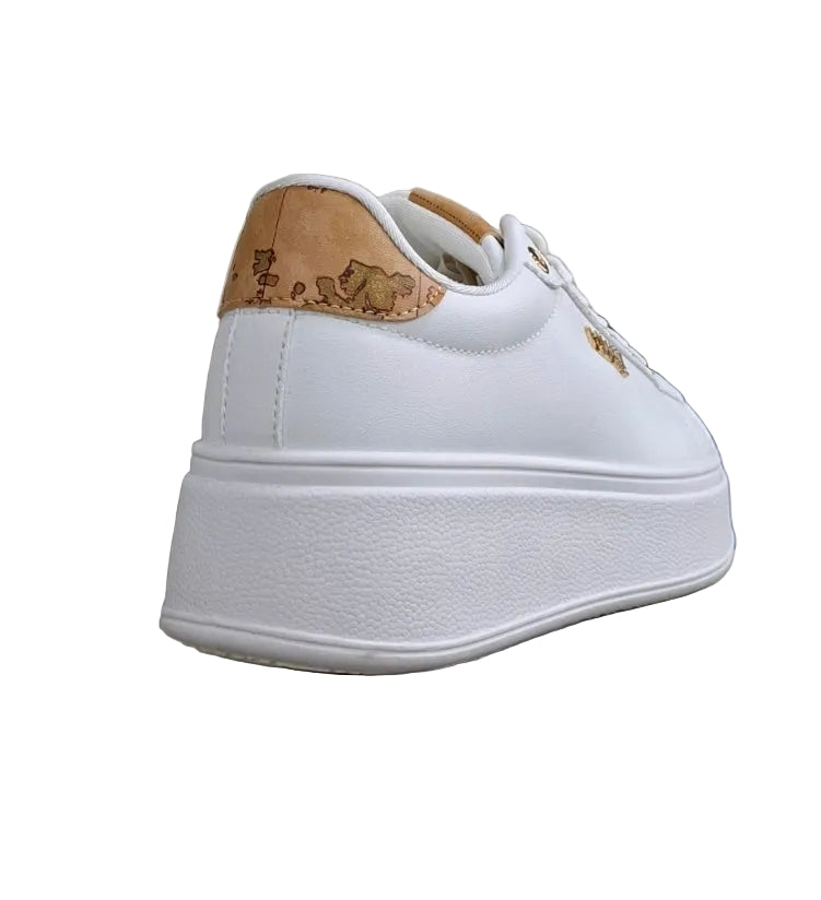 SNEAKERS ALVIERO MARTINI PLATFORM BIANCA