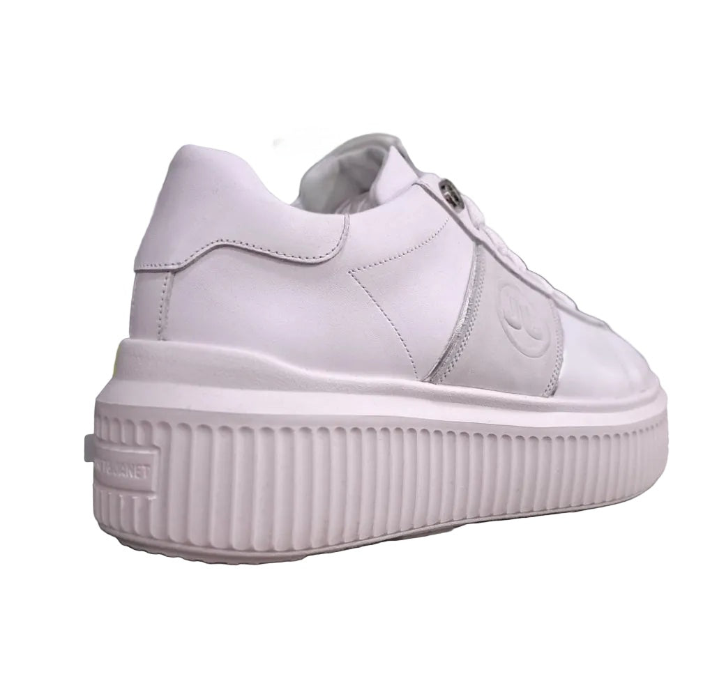 SNEAKERS PELLE JANET&JANET WHITE