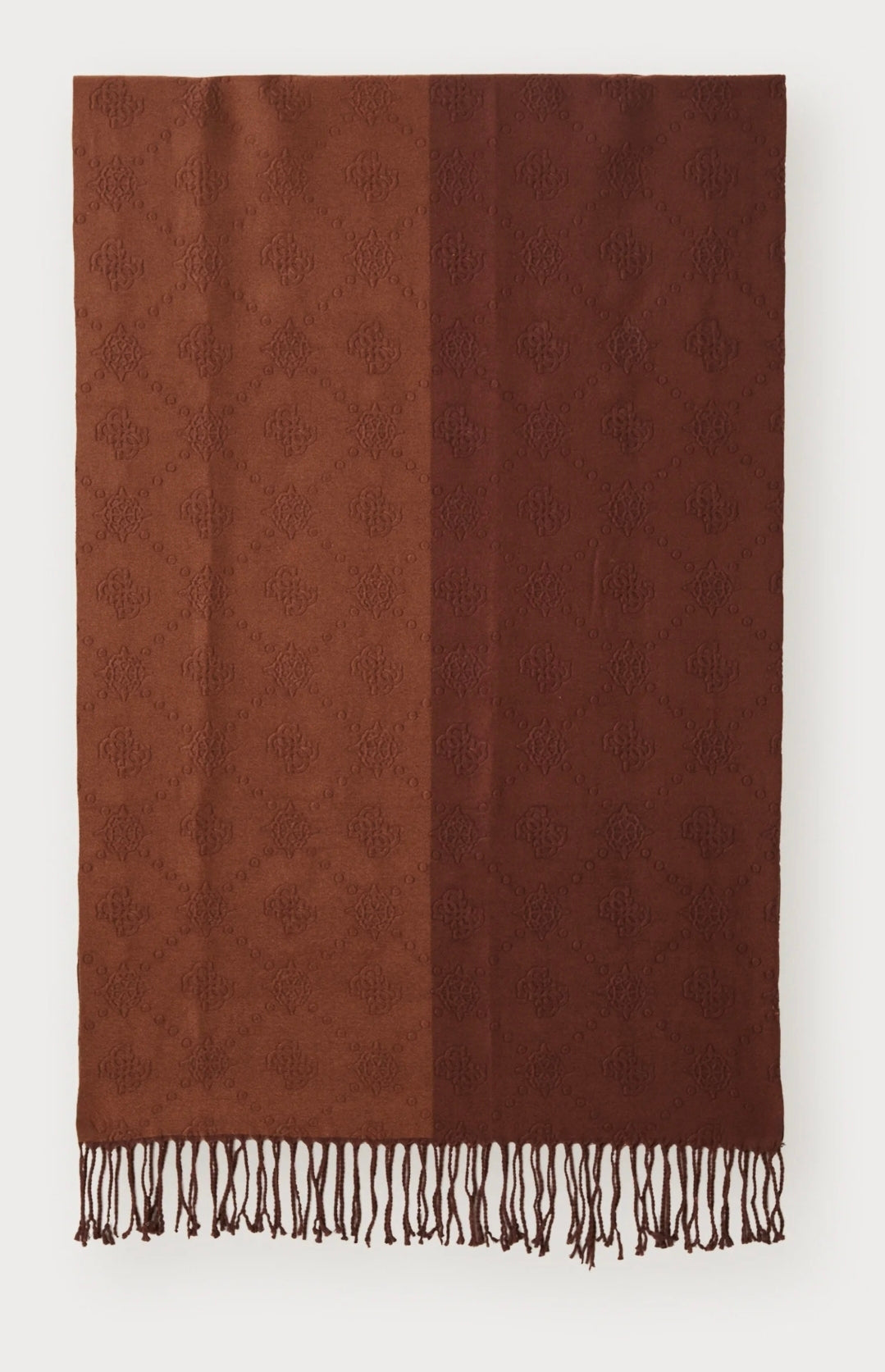 SCIARPE GUESS ALL LOGO MARRONE
