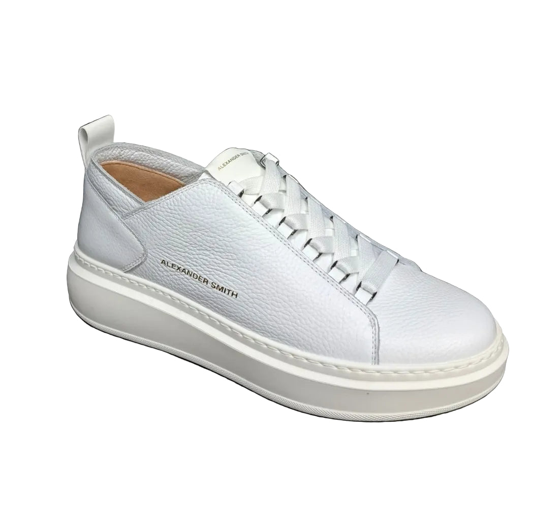 SNEAKERS WEMBLEY DECONSTRUCTED  ALEXANDER SMITH MAN TOTAL WHITE