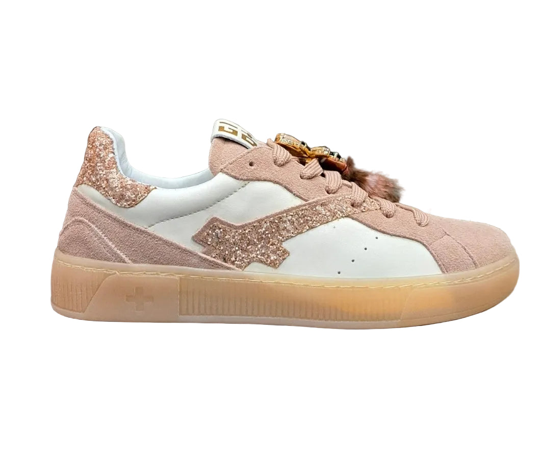 SNEAKERSPELLE SCAMOSCIATA GIO+ ROSE