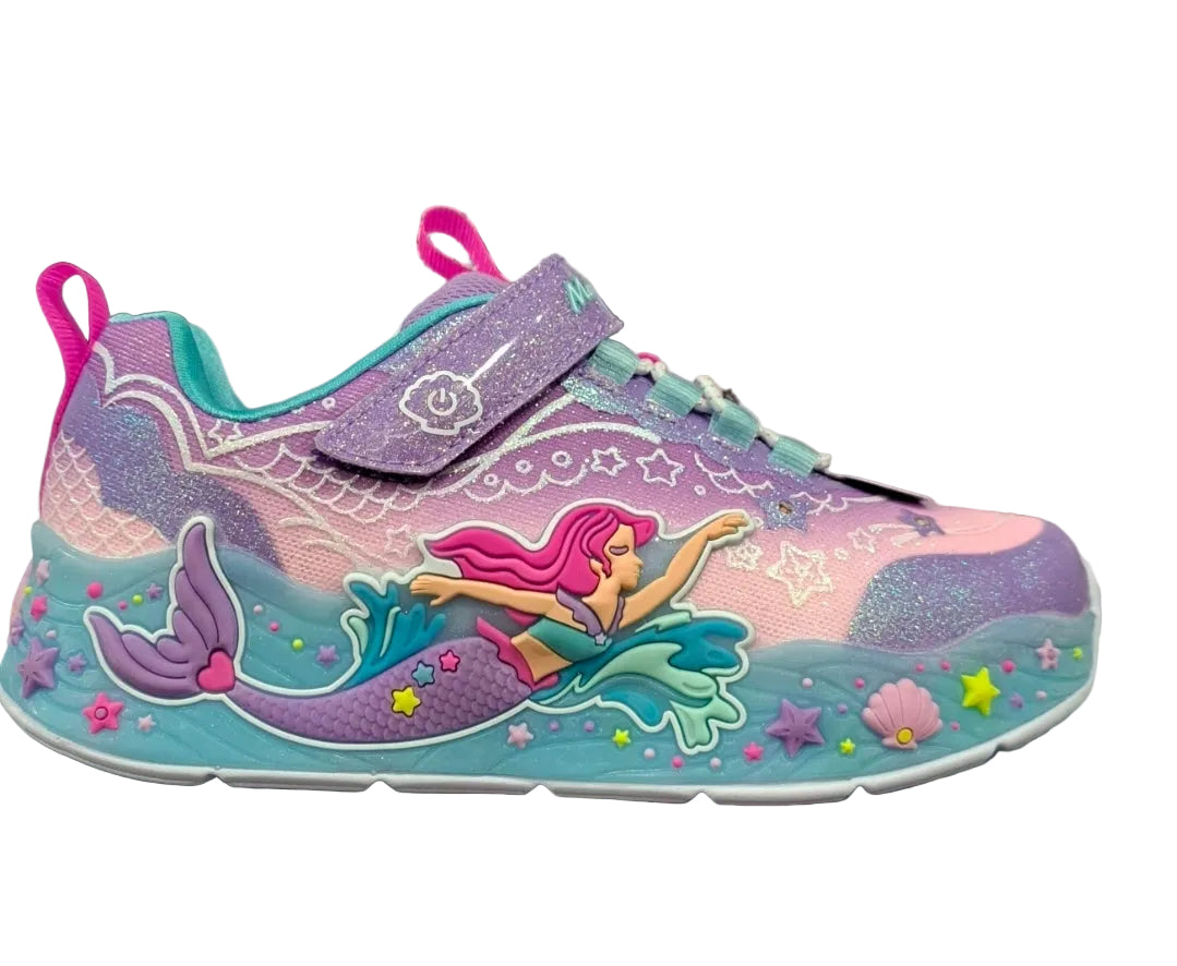 SNEAKERS S LIGHT SKECHERS MERMAID DREAMS SIRENA LAVANDA
