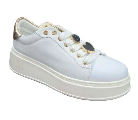 SNEAKERS GIO+ COMBI PELLE SCOIATTOLO CHARMS