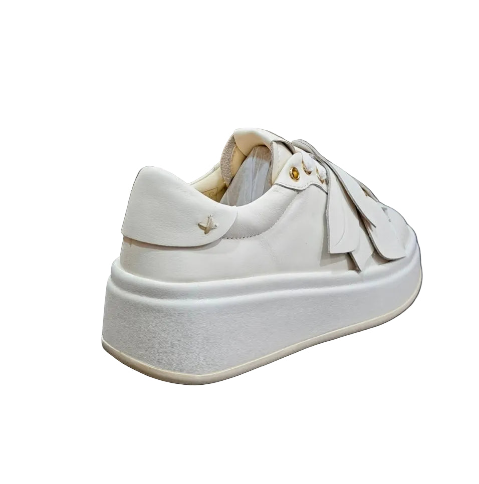 SNEAKERS PELLE GIO+ FLOWERS LATTE