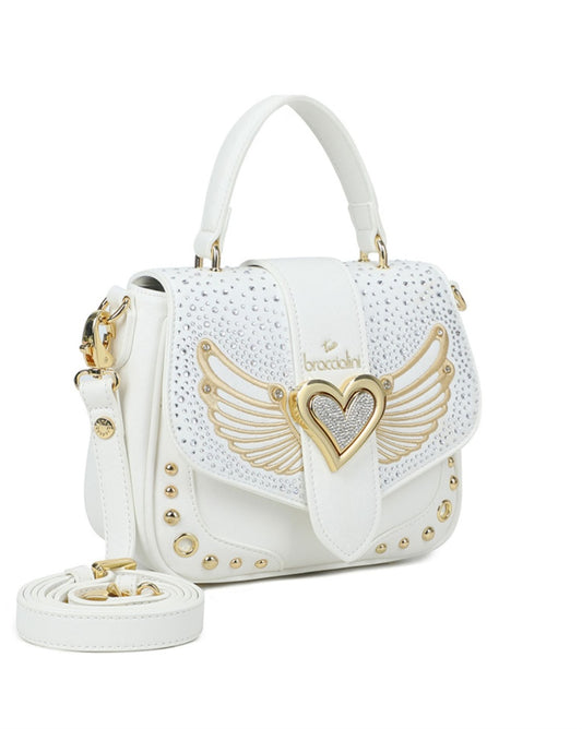BORSE A MANO ROCK BRACCIALINI STRASS BIANCA PICCOLA