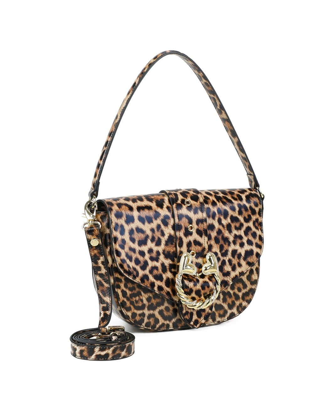 BORSE A SPALLA PELLE BRACCIALINI BAROQUE ANIMALIER MEDIA