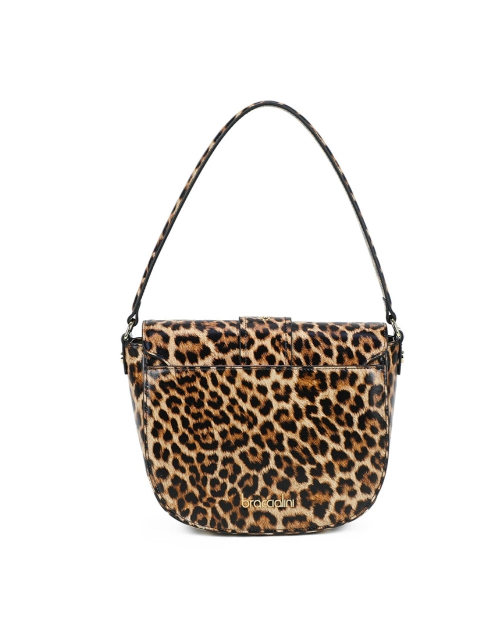 BORSE A SPALLA PELLE BRACCIALINI BAROQUE ANIMALIER MEDIA