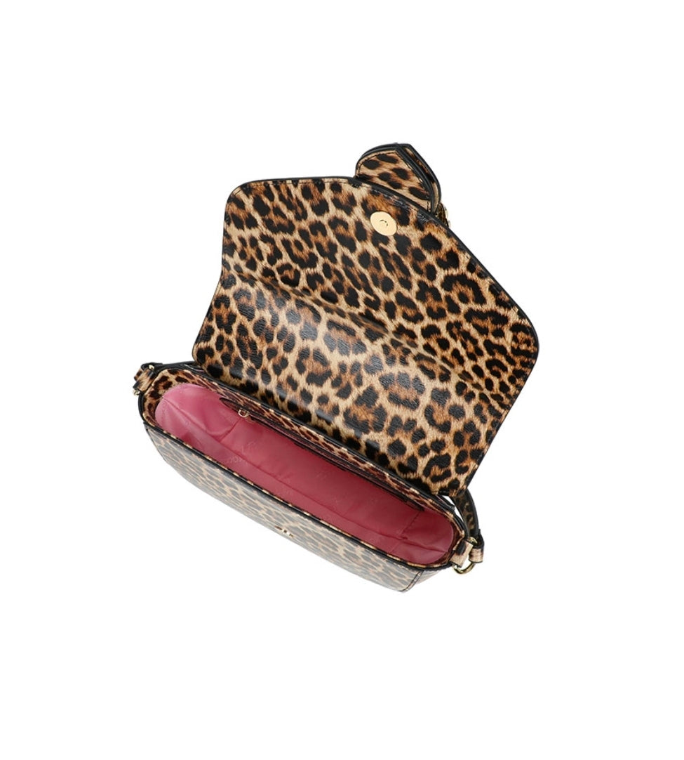 BORSE A SPALLA PELLE BRACCIALINI BAROQUE ANIMALIER MEDIA