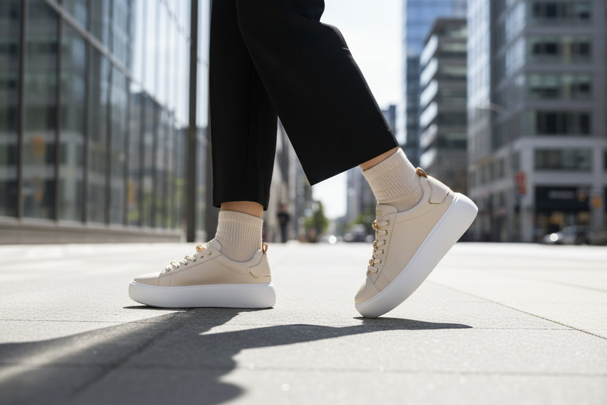 SNEAKERS ALVIERO MARTINI NUDE CHARMS STRASS