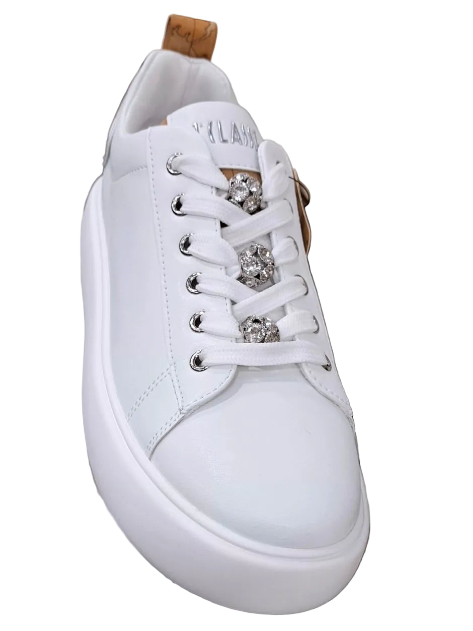 SNEAKERS ALVIERO MARTINI BIANCA CHARMS STRASS