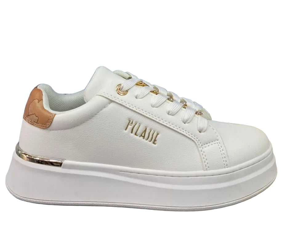 SNEAKERS STRASS DECORATIVI ALVIERO MARTINI BIANCO