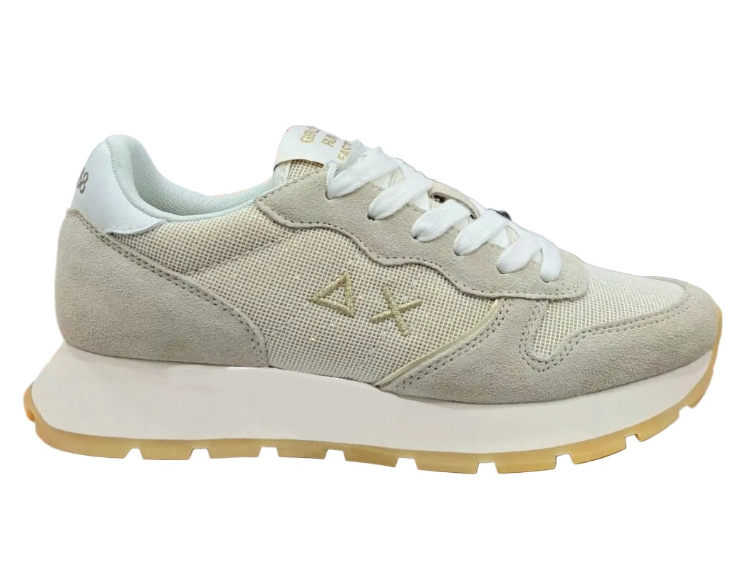SNEAKERS ALLY GLITTER TEXTILE SUN 68 ORO
