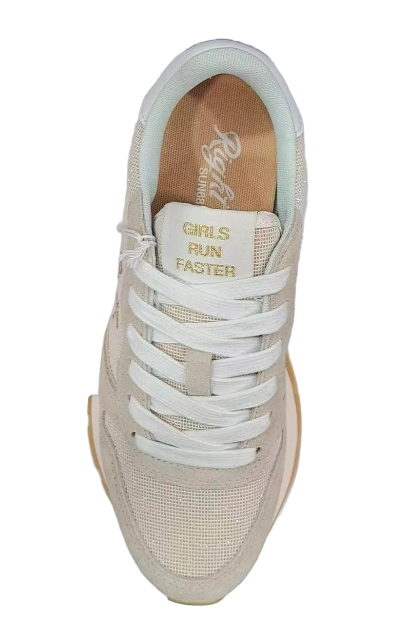 SNEAKERS ALLY GLITTER TEXTILE SUN 68 ORO