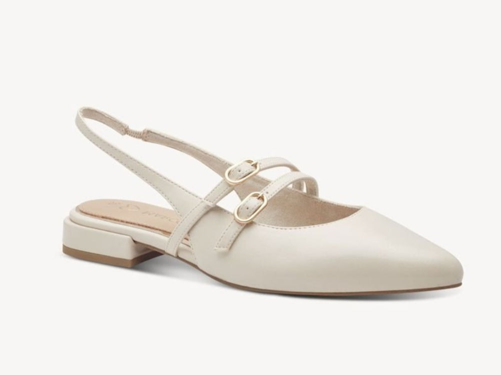 DECOLLETE' SLINGBACK MARCO TOZZI CREMA