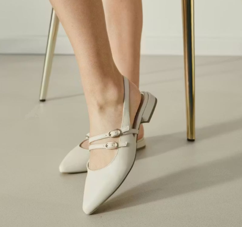 DECOLLETE' SLINGBACK MARCO TOZZI CREMA