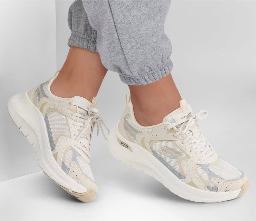 SNEAKERS ARCH FIT 2.0 SKECHERS VINTAGE LUX NATURAL
