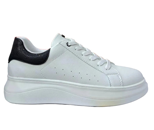 SNEAKERS DETTAGLI NERO INBLU BIANCA