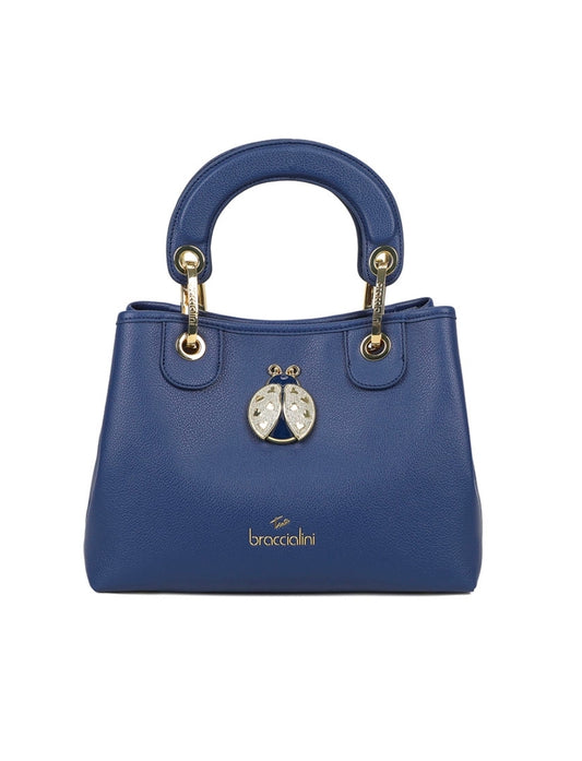 BORSE A MANO BETH JEWELS BRACCIALINI COCCINELLA STRASS BLU PICCOLA